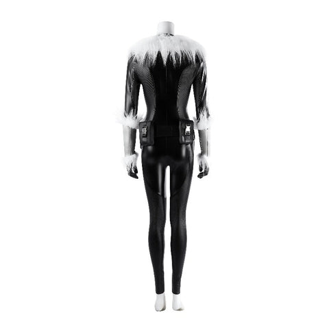 Fortnite Black Cat Cosplay Costume Full Set Game Skin Faux Leather Outfit - Coscosmos