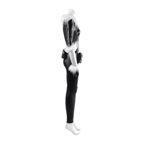 Fortnite Black Cat Cosplay Costume Full Set Game Skin Faux Leather Outfit - Coscosmos