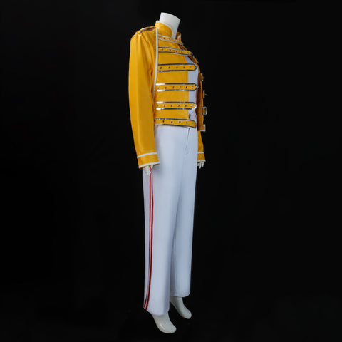 Freddie Mercury Queen Frontman Cosplay Costume - Coscosmos