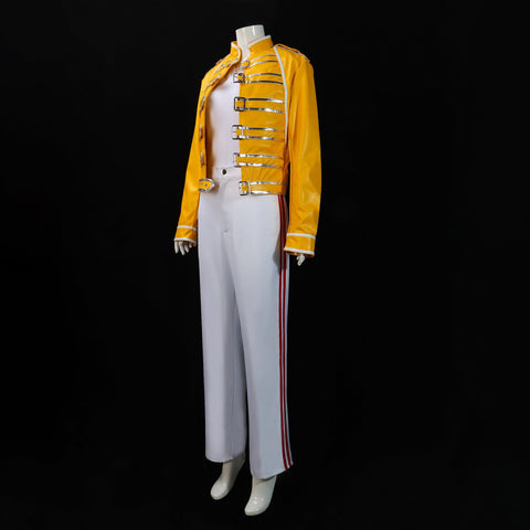 Freddie Mercury Queen Frontman Cosplay Costume - Coscosmos