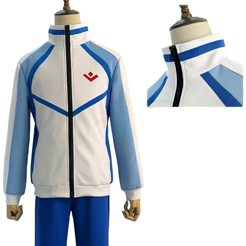 Free! Iwatobi Swim Club Uniform Kosuke Mikoshiba Embroidered Machine - washable Cosplay Costume - Coscosmos