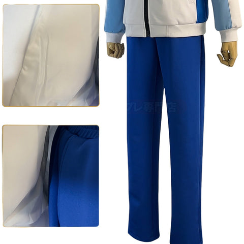 Free! Iwatobi Swim Club Uniform Kosuke Mikoshiba Embroidered Machine - washable Cosplay Costume - Coscosmos