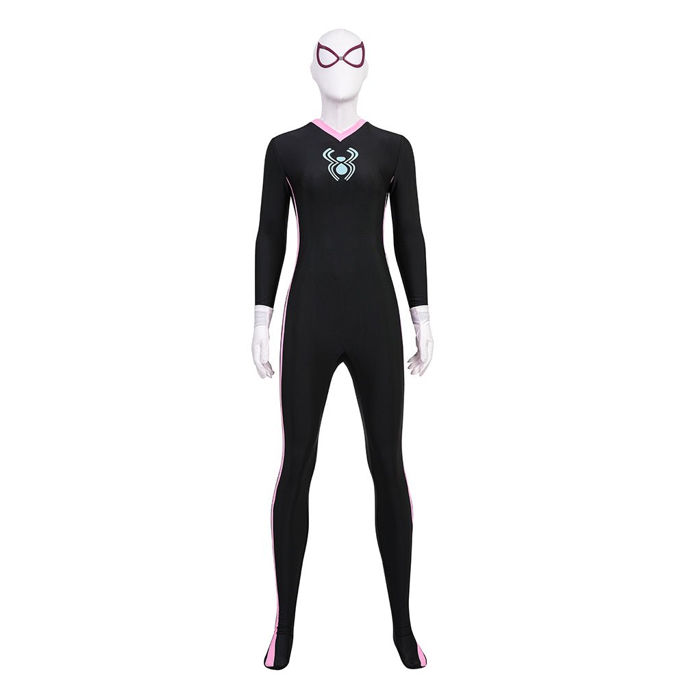 Friendly Neighborhood Spider - Man Season 2 - Gwen Stacy Cosplay Costume Full Set - Coscosmos