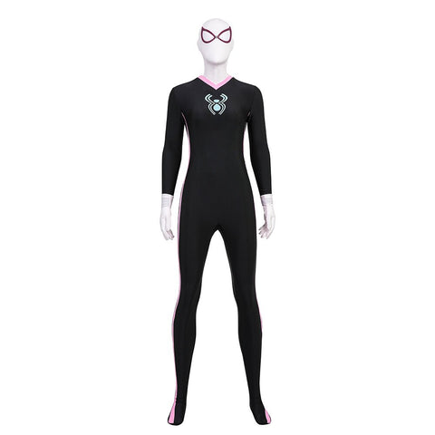 Friendly Neighborhood Spider - Man Season 2 - Gwen Stacy Cosplay Costume Full Set - Coscosmos