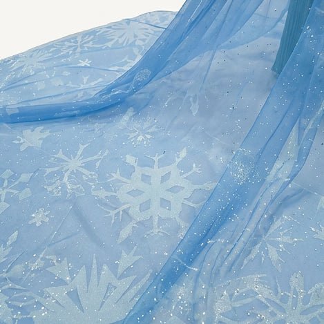 Frozen Elsa Cosplay Costume, Princess Dress with Cape Full Set - Coscosmos