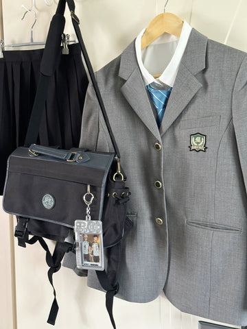 Fukurodani Academy Kotaro Bokuto DK Haikyuu!! Cosplay Uniform Set with Alisa Haiba - Style Skirt - Coscosmos