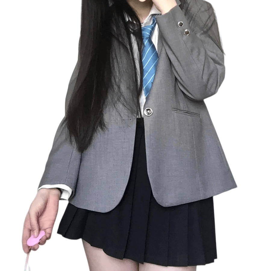 Fukurodani Academy Kotaro Bokuto DK Haikyuu!! Cosplay Uniform Set with Alisa Haiba - Style Skirt - Coscosmos