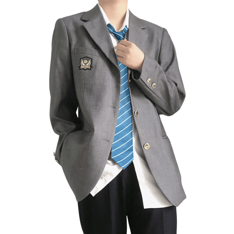 Fukurodani Academy Kotaro Bokuto DK Haikyuu!! Cosplay Uniform Set with Alisa Haiba - Style Skirt - Coscosmos