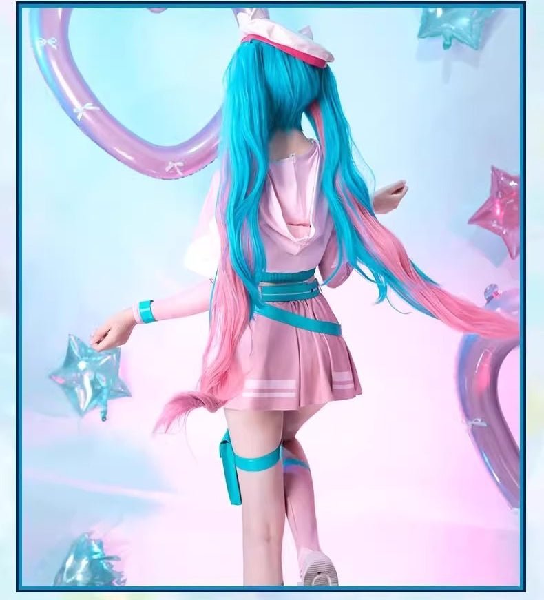 Future Cat Miku Fortnite Crossover Cosplay Costume for Role - Playing - Coscosmos