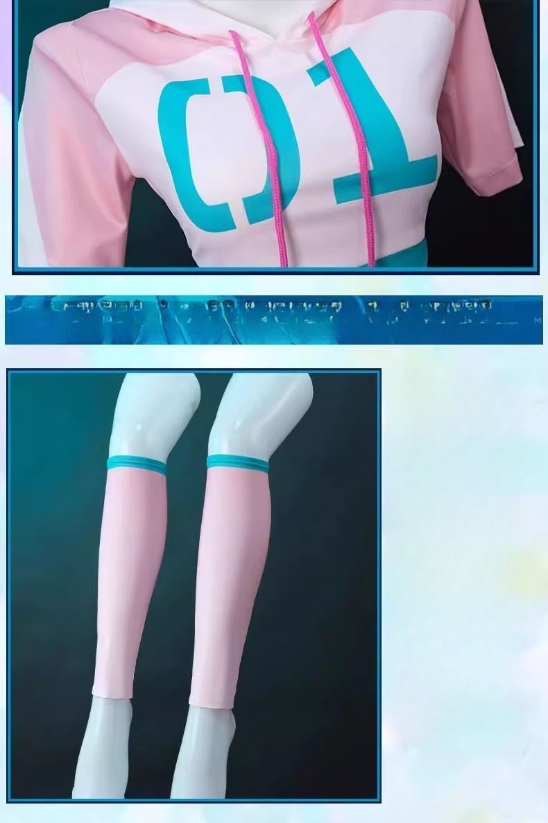 Future Cat Miku Fortnite Crossover Cosplay Costume for Role - Playing - Coscosmos