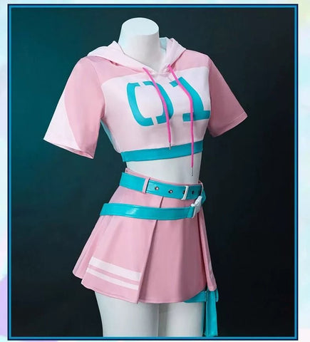 Future Cat Miku Fortnite Crossover Cosplay Costume for Role - Playing - Coscosmos