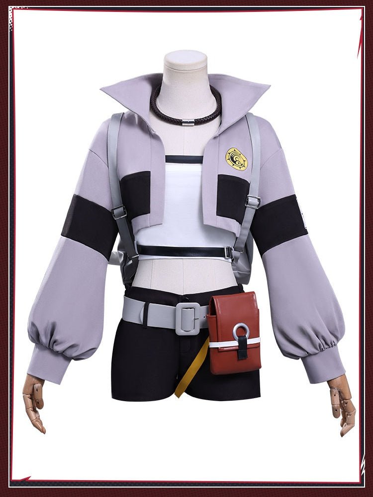 GACHIAKUTA Anime Ruyou Cosplay Costume Full Set with Wig for Men and Women - Coscosmos