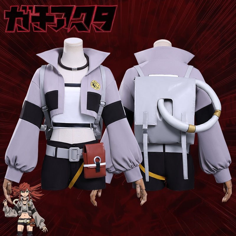 GACHIAKUTA Anime Ruyou Cosplay Costume Full Set with Wig for Men and Women - Coscosmos