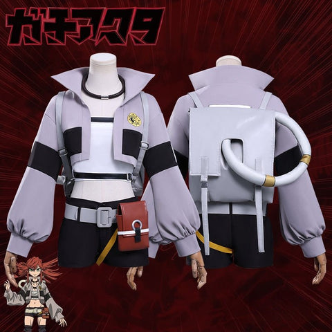 GACHIAKUTA Anime Ruyou Cosplay Costume Full Set with Wig for Men and Women - Coscosmos