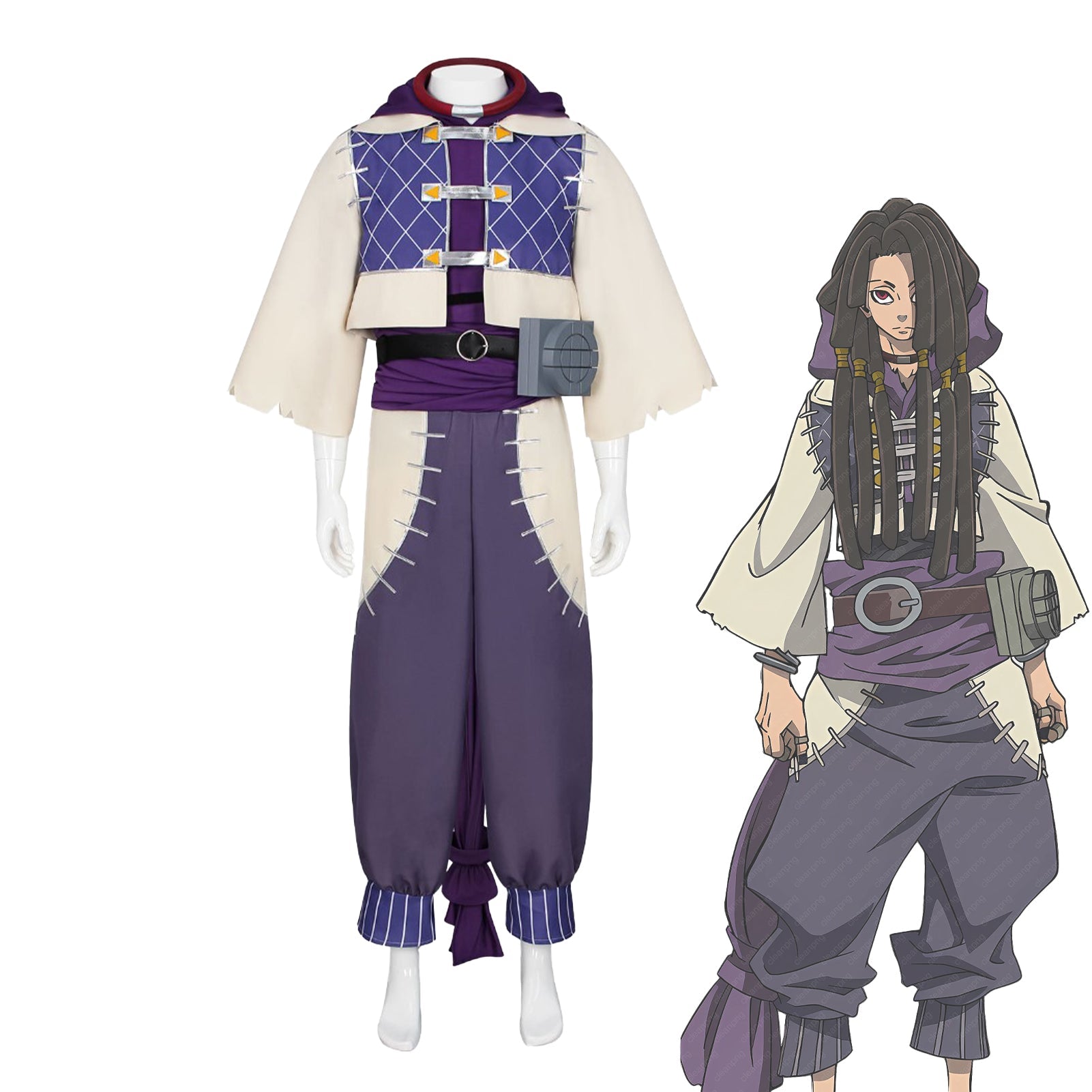 Gachiakuta Jabber Full Cosplay Costume Set for Halloween Cosplay Party - Coscosmos