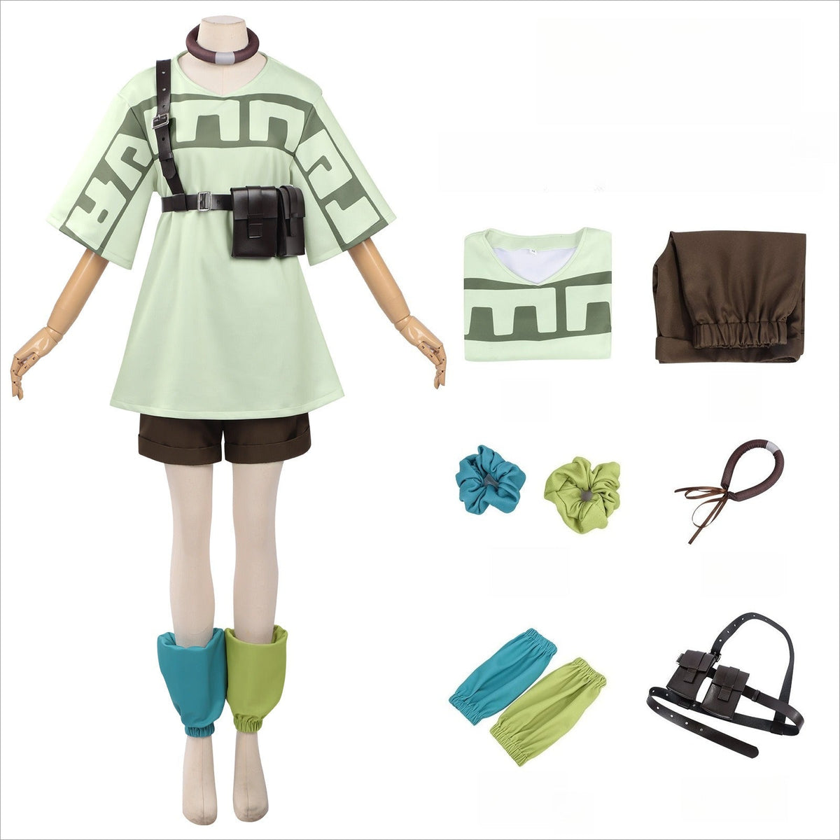 Gachiakuta Remurin Full Set Cosplay Costume - Coscosmos