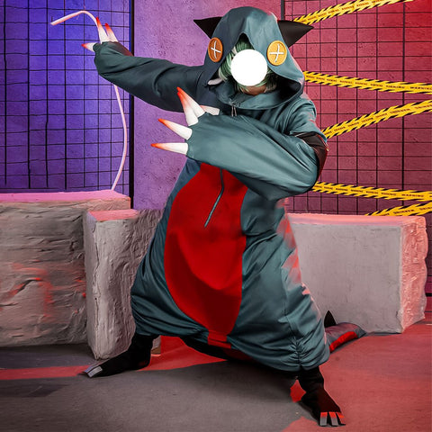 Gachiakuta Riya Cosplay Costume - GUITA Halloween Pajamas Full Set - Coscosmos