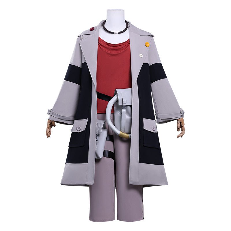 Gachiakuta Rude Enji Cosplay Costume Full Set with Wig for Men and Women - Coscosmos