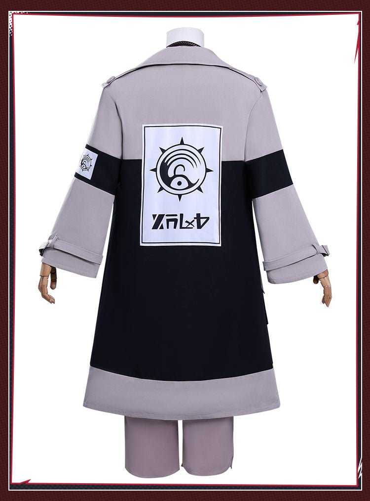Gachiakuta Rude Enji Cosplay Costume Full Set with Wig for Men and Women - Coscosmos
