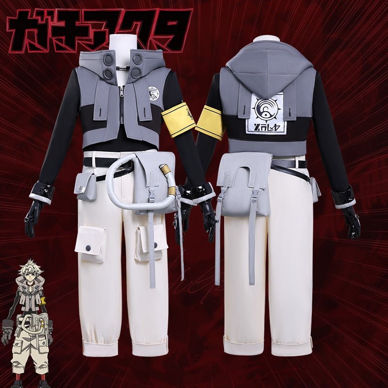 Gachiakuta Rudo Cosplay Costume Outfit & Wig for Men Women Anime Fans - Coscosmos