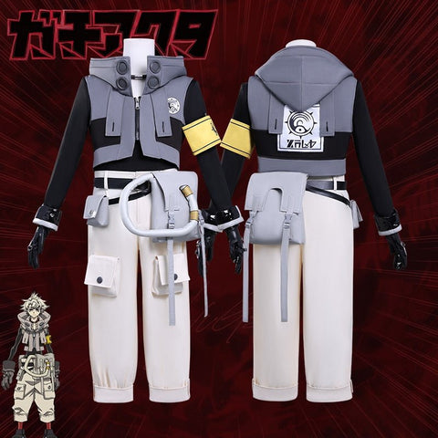 Gachiakuta Rudo Cosplay Costume Outfit & Wig for Men Women Anime Fans - Coscosmos