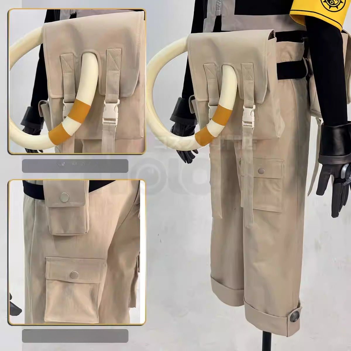 Gachiakuta Rudo Cosplay Costume with Prop Backpack Full Set - Coscosmos