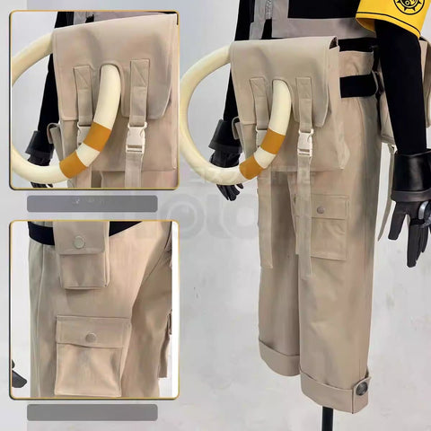 Gachiakuta Rudo Cosplay Costume with Prop Backpack Full Set - Coscosmos