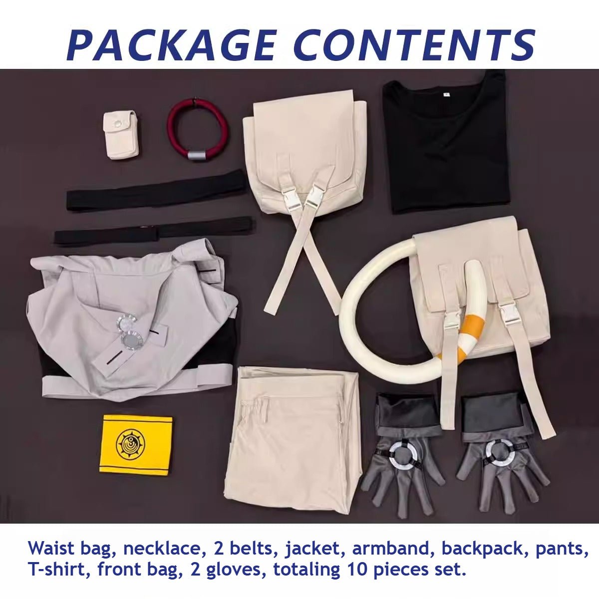 Gachiakuta Rudo Cosplay Costume with Prop Backpack Full Set - Coscosmos