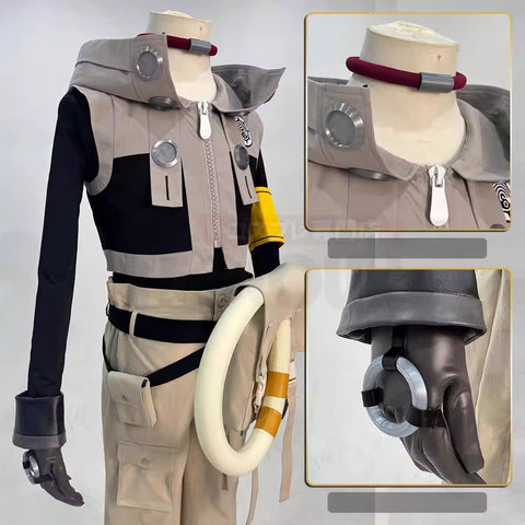 Gachiakuta Rudo Cosplay Costume with Prop Backpack Full Set - Coscosmos