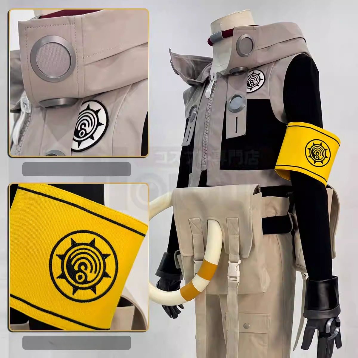 Gachiakuta Rudo Cosplay Costume with Prop Backpack Full Set - Coscosmos