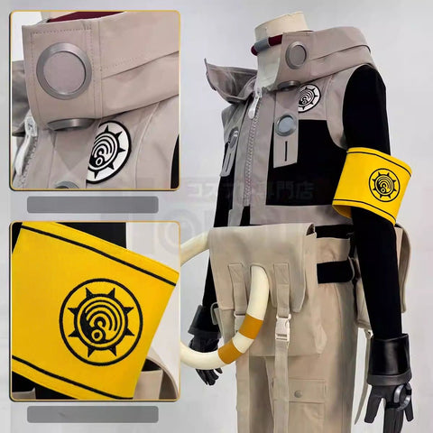 Gachiakuta Rudo Cosplay Costume with Prop Backpack Full Set - Coscosmos