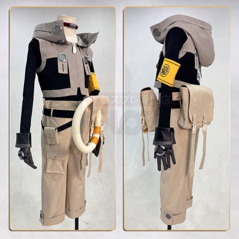 Gachiakuta Rudo Cosplay Costume with Prop Backpack Full Set - Coscosmos