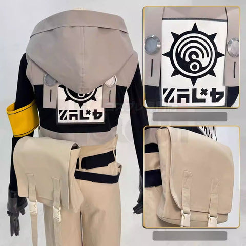 Gachiakuta Rudo Cosplay Costume with Prop Backpack Full Set - Coscosmos