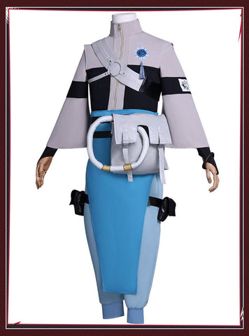 Gachiakuta Zanka Nijiku Cosplay Costume Full Set with Wig for Men and Women - Coscosmos