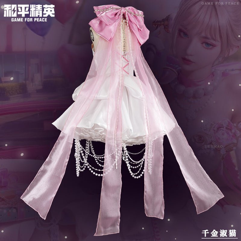 Game For Peace Noble Lady Cat Cosplay Dress Princess Short Lolita Party Outfit - Coscosmos
