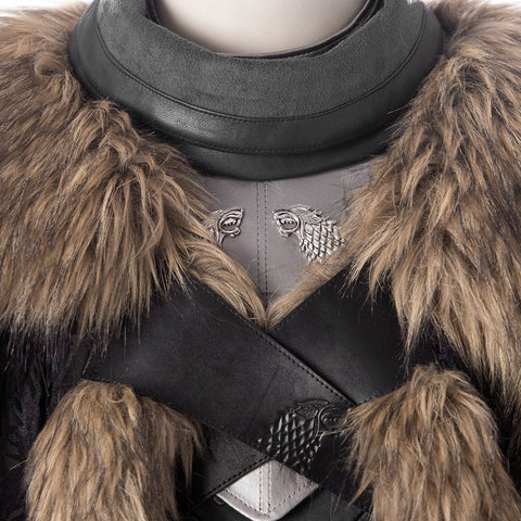 Game of Thrones Season 8 Jon Snow Cosplay Costume - Premium Quality - Coscosmos