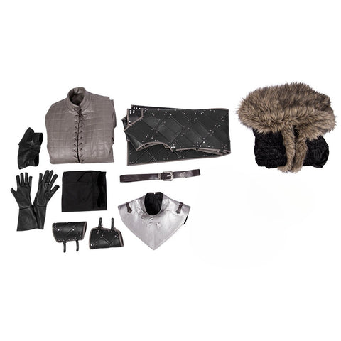 Game of Thrones Season 8 Jon Snow Cosplay Costume - Premium Quality - Coscosmos