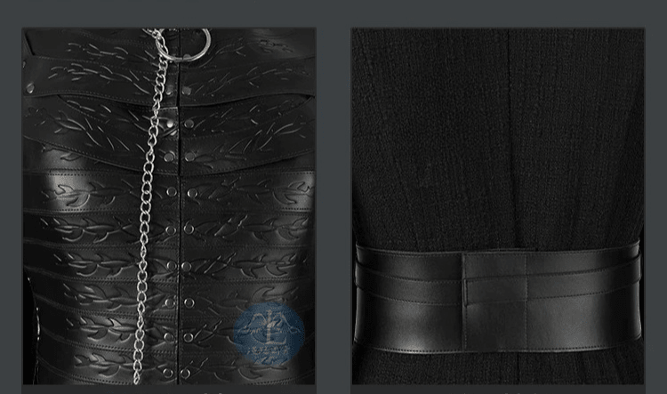Game of Thrones Season 8 Sansa Stark Cosplay Full Set Outfit, A Song of Ice and Fire Same Style Medieval Costume for Women - Coscosmos