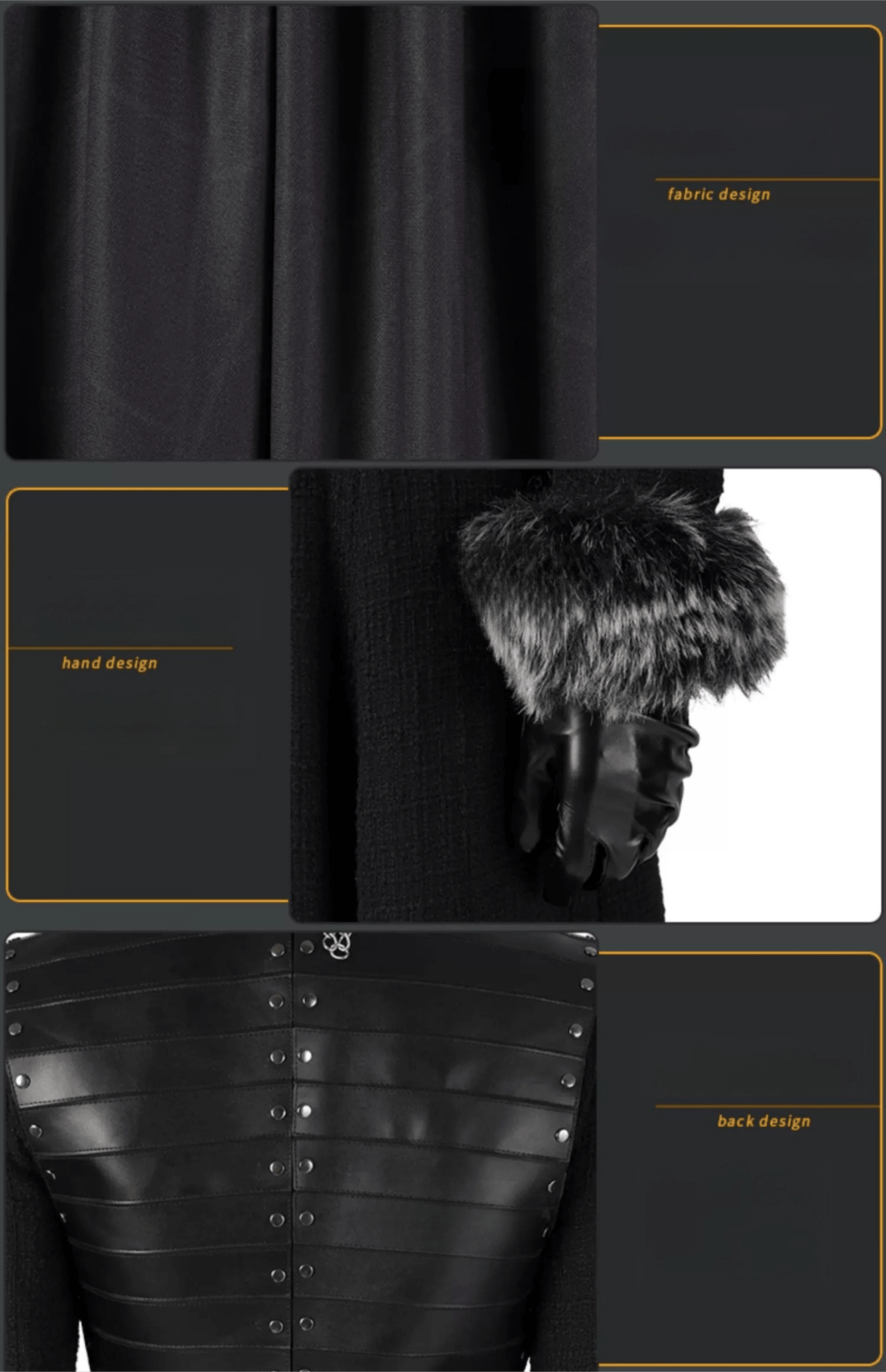 Game of Thrones Season 8 Sansa Stark Cosplay Full Set Outfit, A Song of Ice and Fire Same Style Medieval Costume for Women - Coscosmos