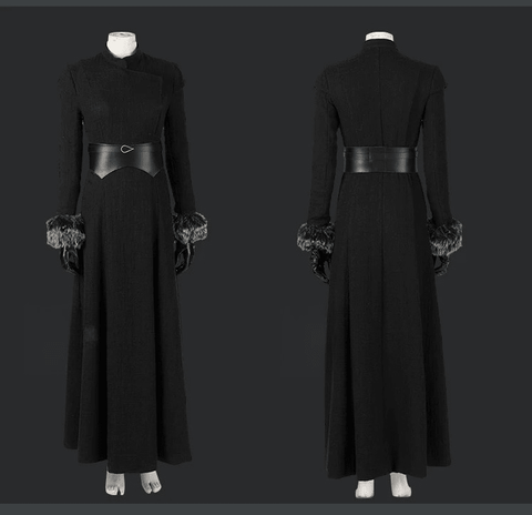 Game of Thrones Season 8 Sansa Stark Cosplay Full Set Outfit, A Song of Ice and Fire Same Style Medieval Costume for Women - Coscosmos