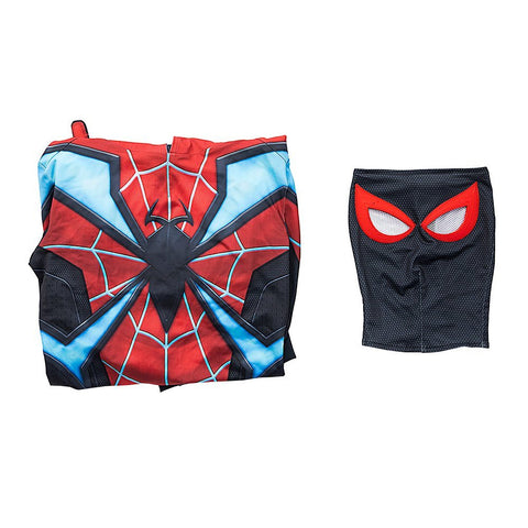 Game Spider - Man Halloween Cosplay Miles Morales Evolution Suit Costume Bodysuit Full Set - Coscosmos