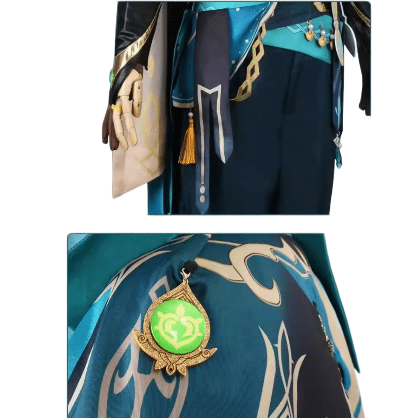 Genshin Impact Alhaitham (Hathom) Daily Wear Cosplay Costume Full Set - Inspired by Sumeru's Scribe - Men's Outfit In Stock - Coscosmos