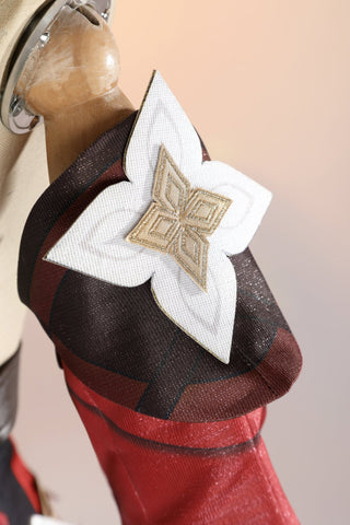 Genshin Impact Alice Full Character Outfit Set Cosplay Costume with Accessories - Coscosmos