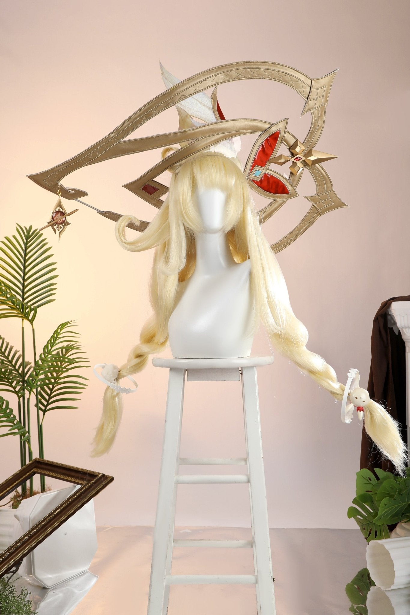 Genshin Impact Alice Full Character Outfit Set Cosplay Costume with Accessories - Coscosmos