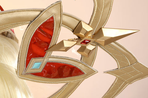 Genshin Impact Alice Full Character Outfit Set Cosplay Costume with Accessories - Coscosmos