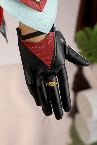 Genshin Impact Alice Full Character Outfit Set Cosplay Costume with Accessories - Coscosmos