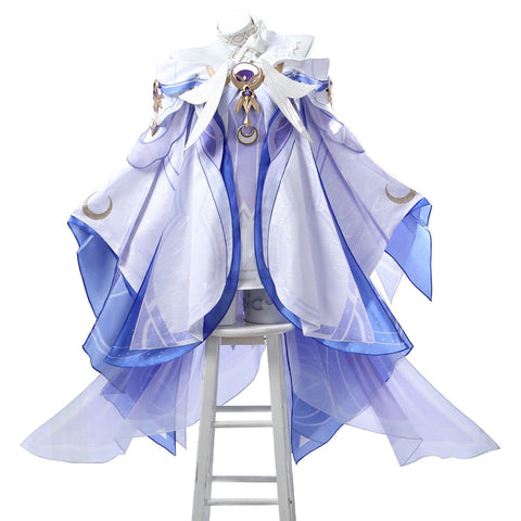 Genshin Impact Columbina (Moonlit Maiden) Cosplay Costume - Ethereal Game Anime Outfit for Women - Coscosmos