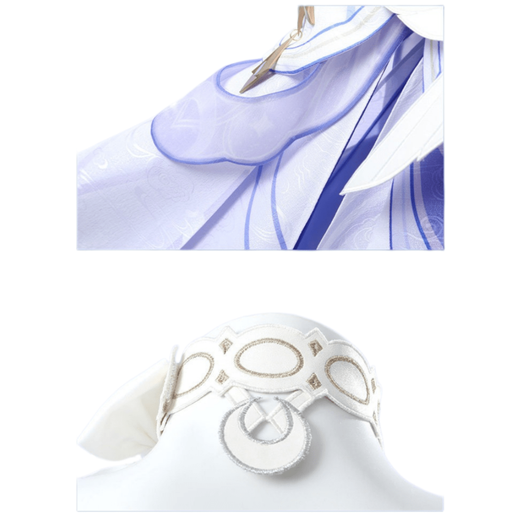 Genshin Impact Columbina (Moonlit Maiden) Cosplay Costume - Ethereal Game Anime Outfit for Women - Coscosmos