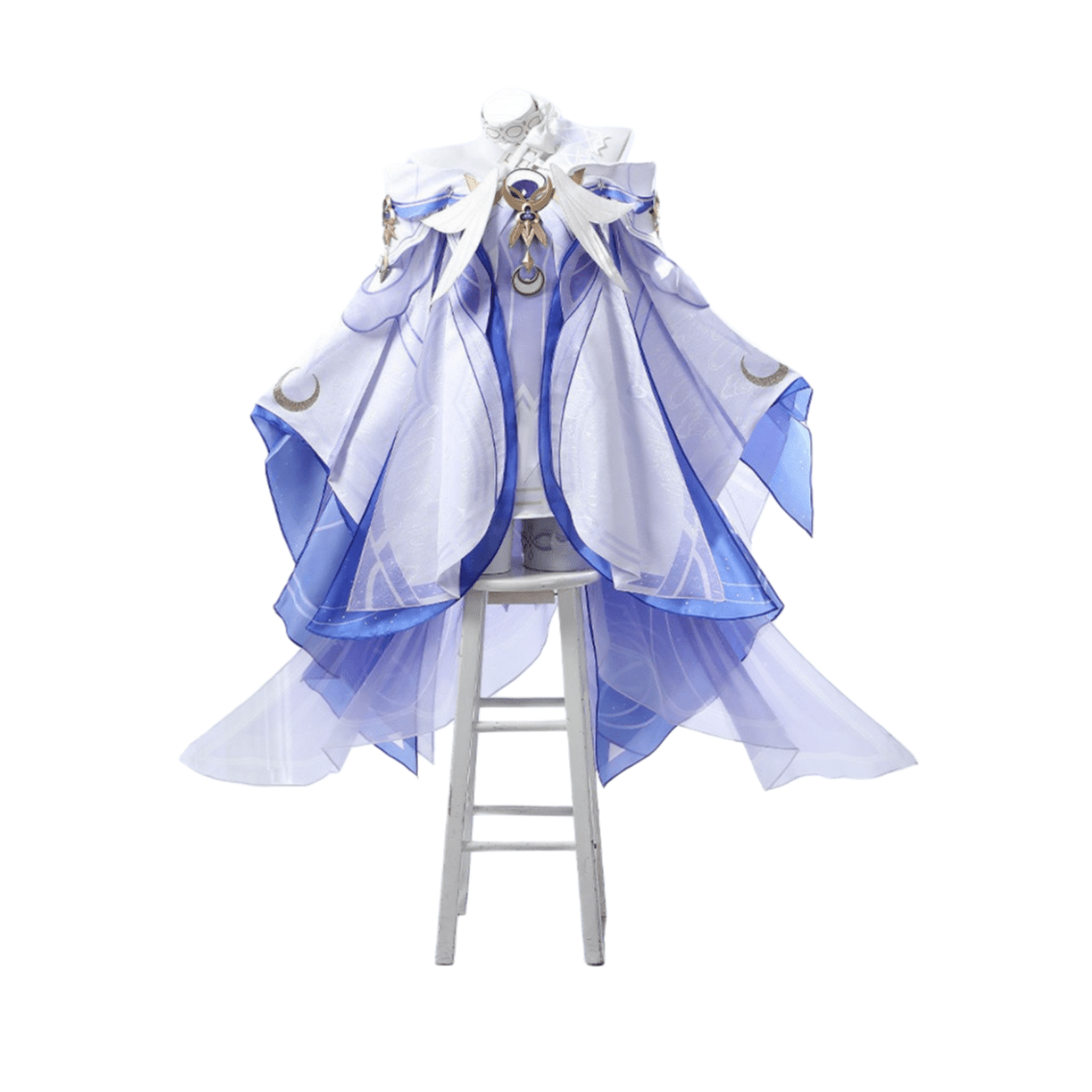 Genshin Impact Columbina (Moonlit Maiden) Cosplay Costume - Ethereal Game Anime Outfit for Women - Coscosmos