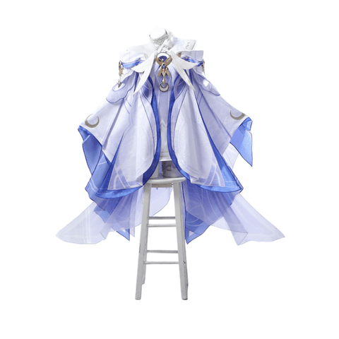 Genshin Impact Columbina (Moonlit Maiden) Cosplay Costume - Ethereal Game Anime Outfit for Women - Coscosmos